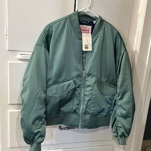Levi's Sage Green Bomber Jacket